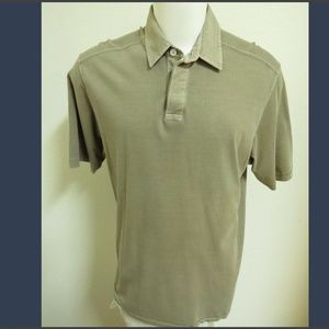 Sz L Brown Tommy Bahama Mens Cotton #73H Polo Shirt